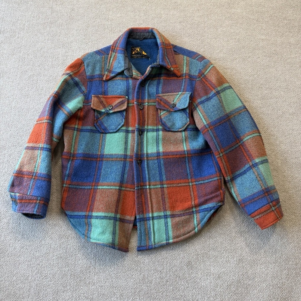 Vintage Put On by Sears Roebuck & Co. Checkerboard Wool Jacket Multicolor - Picture 2 of 9